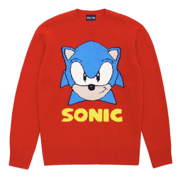 NWT Rowing Blazers x Sonic the Hedgehog Cashmere/Wool Knit Sweater Various Sizes
